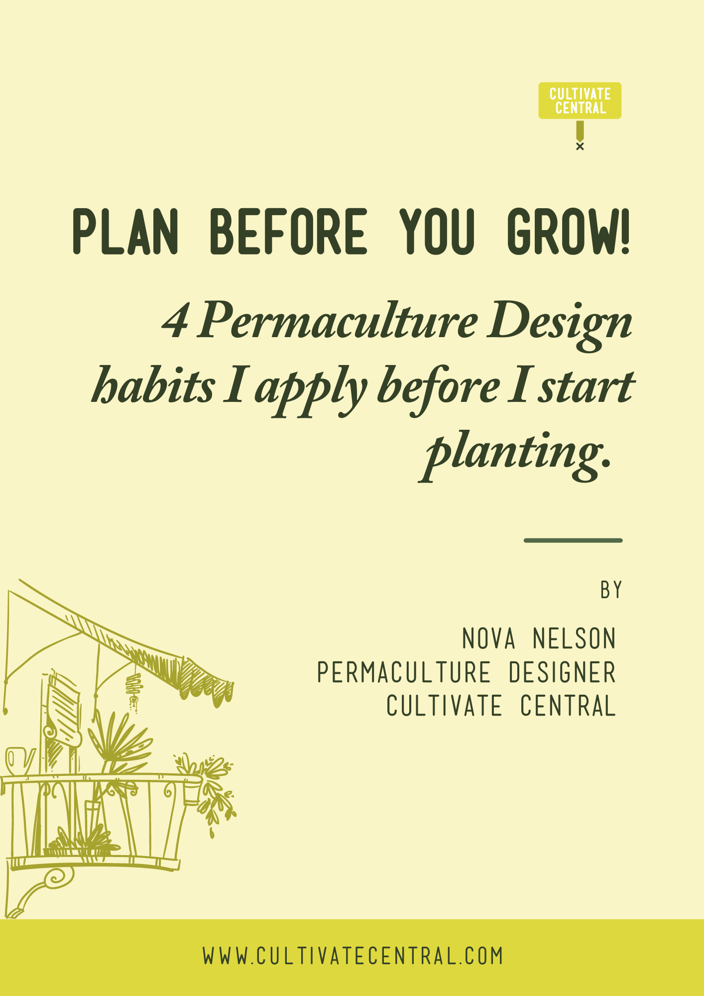 4 Permaculture Design Habits To Use When Planning